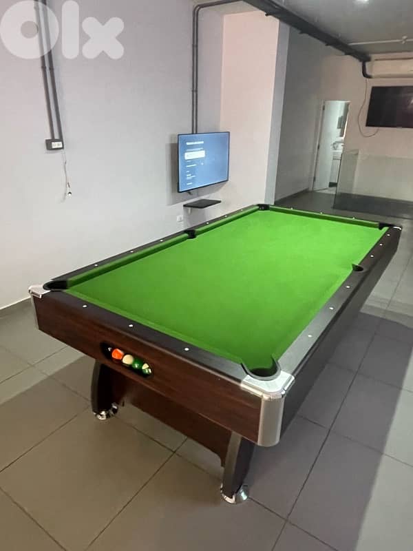 Pool table billiard 8ft mdf 2