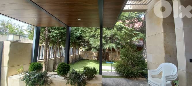 LUX Triplex Villa+garden+mountain view 4sale in fakra - للبيع في فقرا