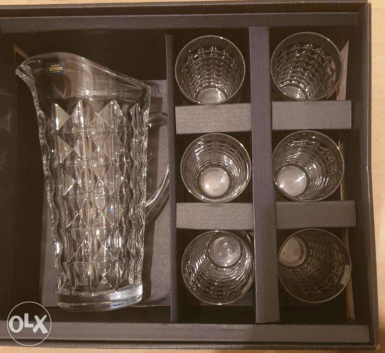 Bohemia Crystal Jug & Glasses 2