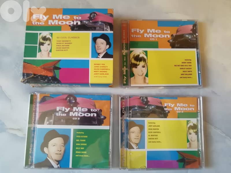 Fly Me To The Moon - 60 Cool Classics on 3 CDs box set 0