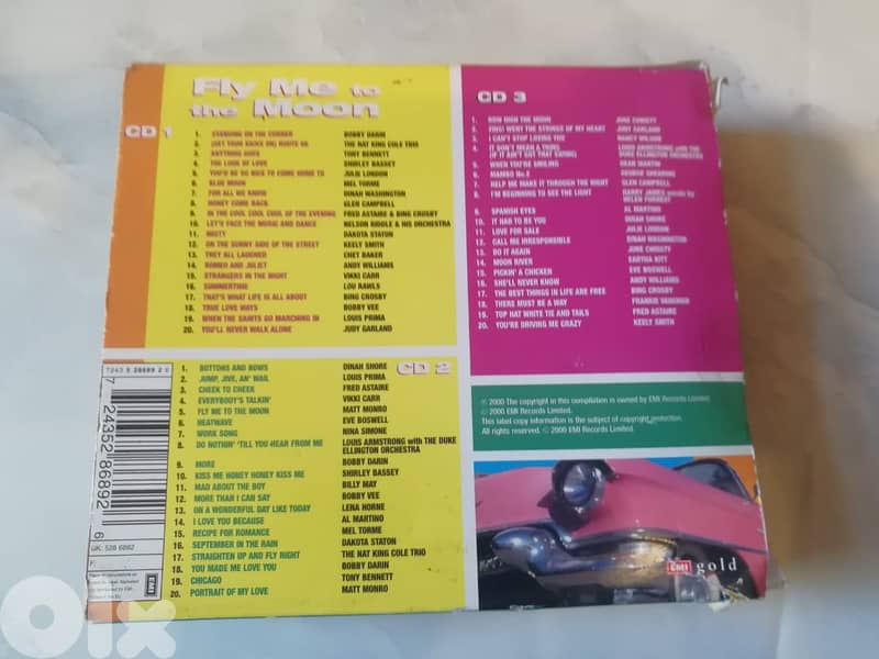 Fly Me To The Moon - 60 Cool Classics on 3 CDs box set 3