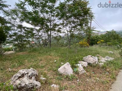 A 1015 m2 land with prime location for sale in Klayaat - القليعات
