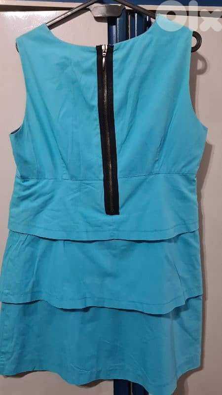 Zara dress sky blue 1