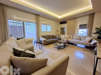 L17966- 3-Bedroom Furnished Apartment with Terrace For Sale in Ghadir