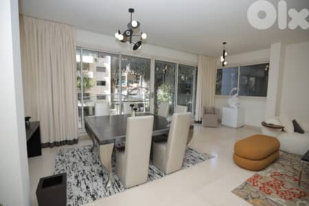L17902-High-End Furnished 3-Bedroom Apartment For Rent in Hamra, Ras B