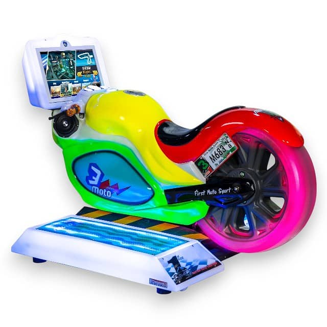 MOTO 3 - Coin Operated Kiddie Ride & Arcade Game (Refurbished) 0