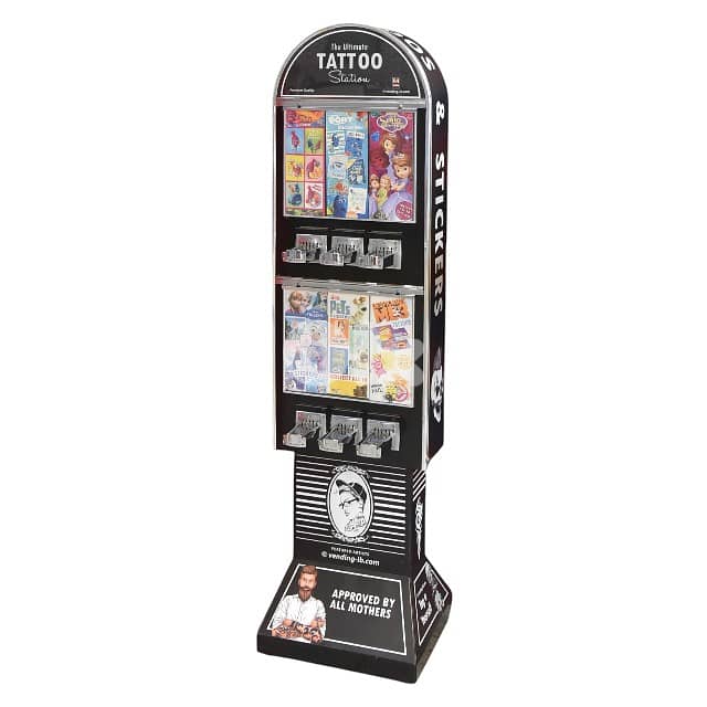 Tattoo & Stickers Vending Machine (6 Colomn) - Coin Operated 0