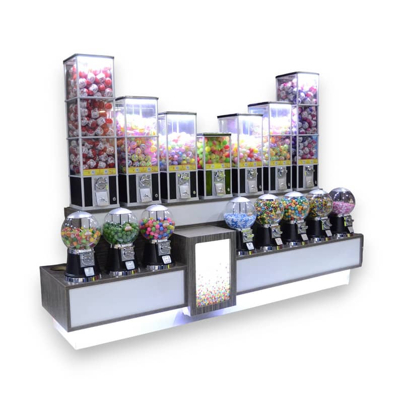 CANDY DROP CD141 - Coin Operated Vending Machine Station (Refurbished) 0