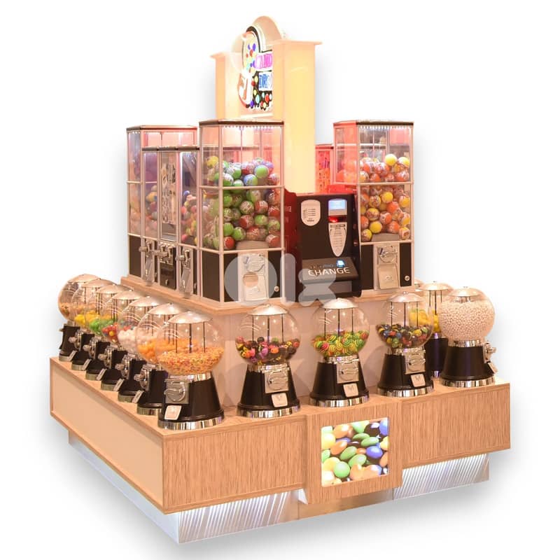 CANDY DROP CD312-Coin Operated Vending Machine Station (Refurbished) 0