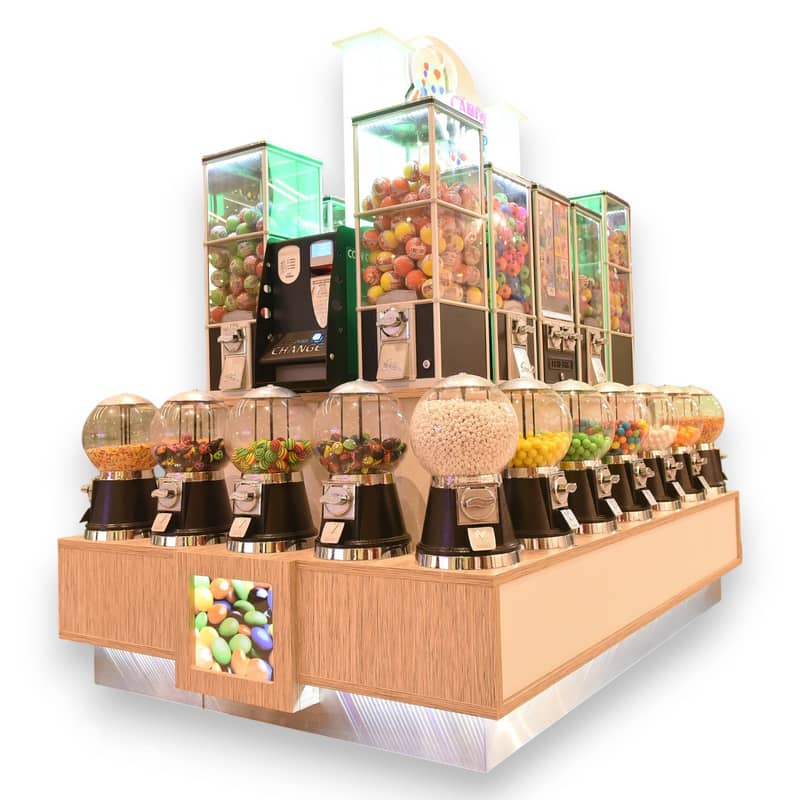 CANDY DROP CD312-Coin Operated Vending Machine Station (Refurbished) 1