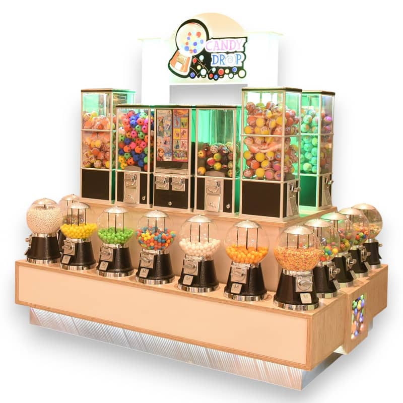 CANDY DROP CD312-Coin Operated Vending Machine Station (Refurbished) 2