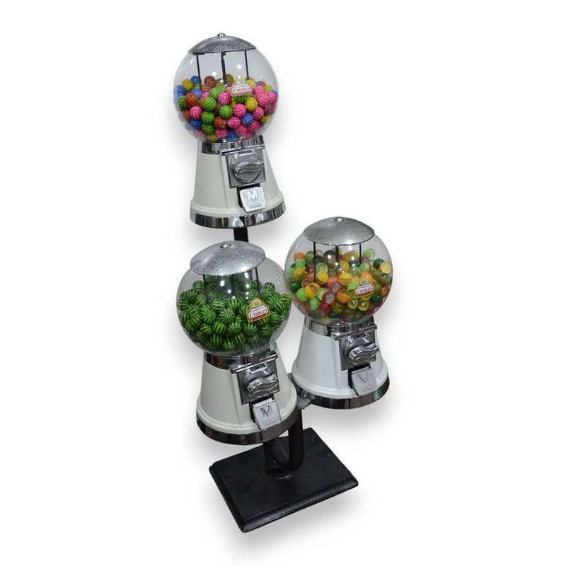 TRIPLE GUMBALL MACHINE - Coin Operated (Refurbished) 0
