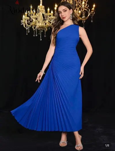 dark blue dress