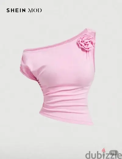 shein mod pink top