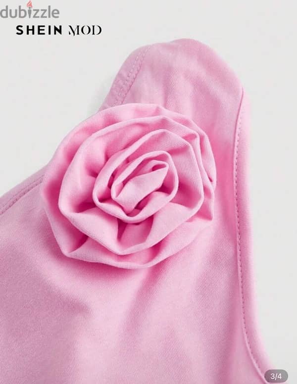 shein mod pink top 2