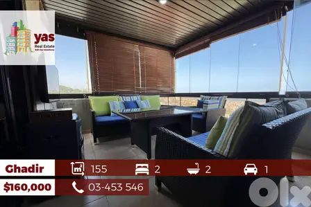 Ghadir 155m2 | Panoramic View | High End | Well Maintained | EH