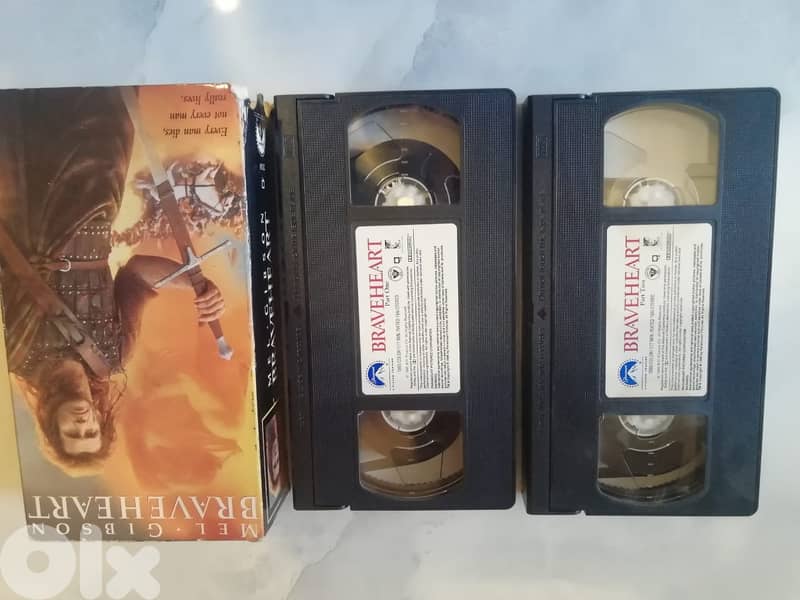 Brave heart double original  VHS cassette tape 0