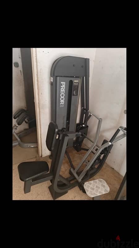 back row, precor (like new) 1