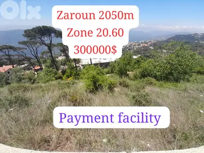 Land for sale in Zaroun / زرعون  | Down Payment |منظر رائع