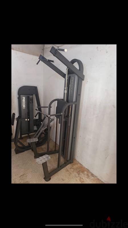 assistant chin/dip press, precor (like new) 1