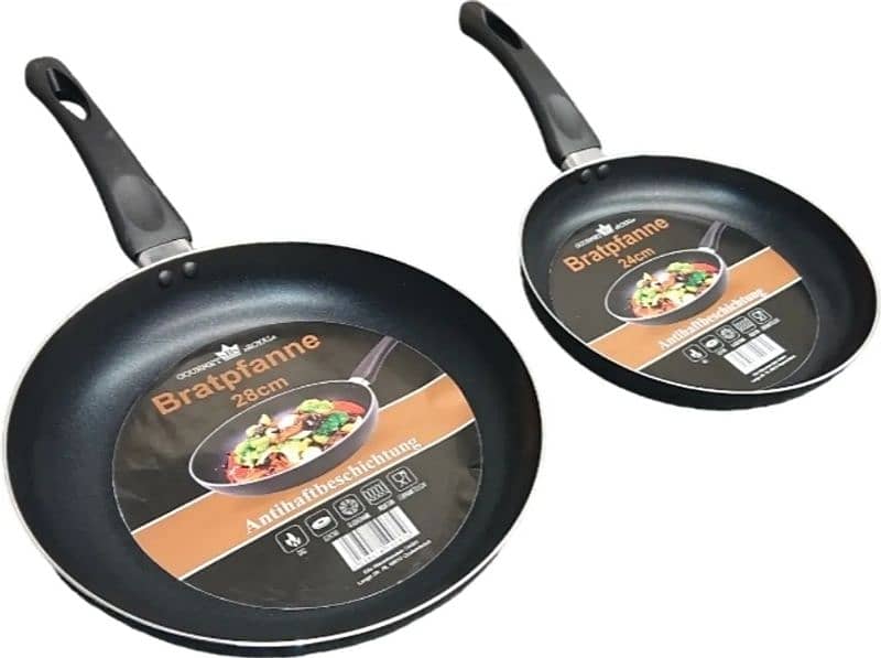 gourmet royal SBS non stick frying pan 2x 0