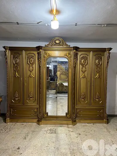اوضة نوم ملكية حفر خشب زان