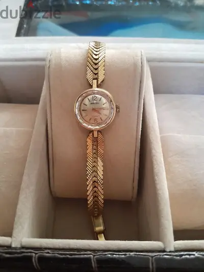 Atlantic Gold Filled Incabloc 17 Jewels Wrist Watch 2628 Swiss Ladies