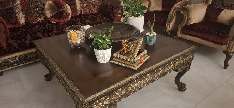 Table "wood" 120cm×120cm ×52.5 cm height 0