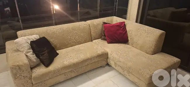 L shape sofa 250 cm×180 cm