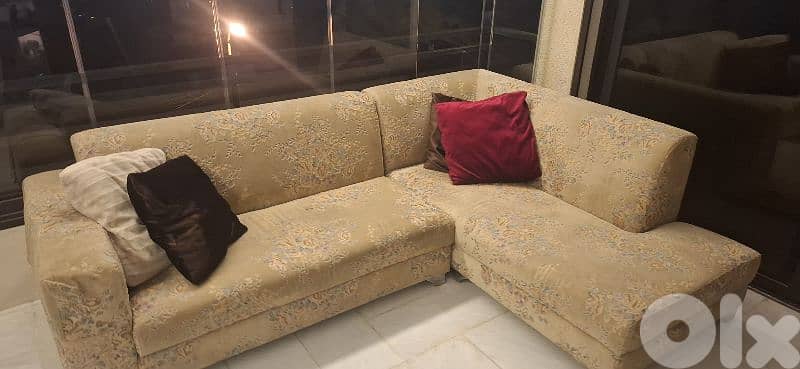 L shape sofa 250 cm×180 cm 0