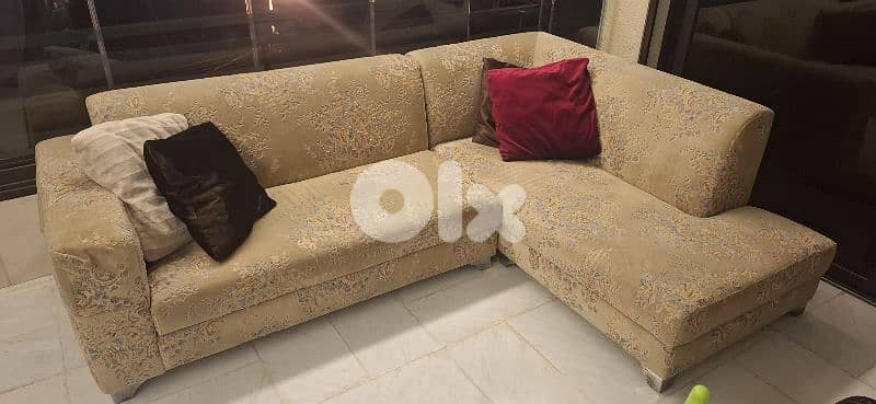 L shape sofa 250 cm×180 cm 2