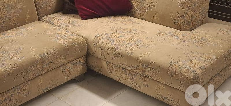 L shape sofa 250 cm×180 cm 4