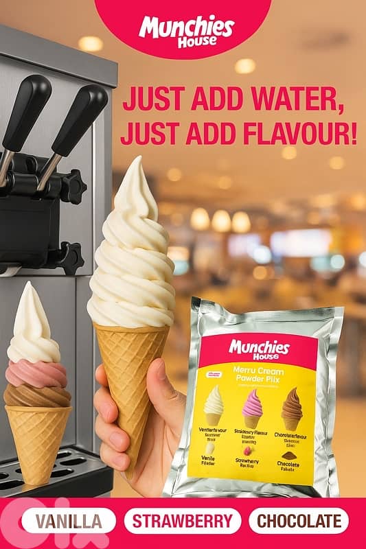 Commercial Three-Flavor Merry Cream Machine 8