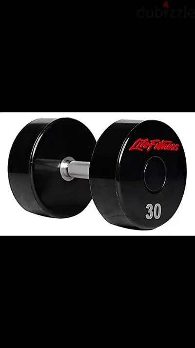 dumbells life fitness (2.7$/kg)