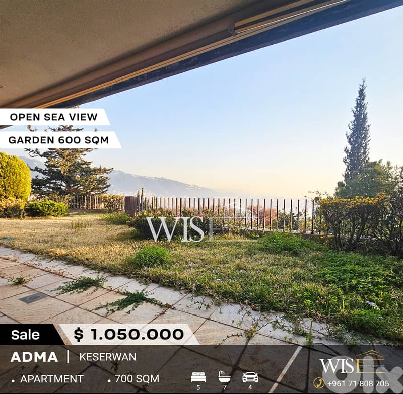 700 SQM Apartment with garden for SALE in Adma! 0