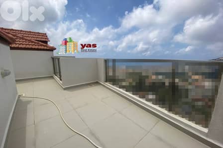 Ghazir200m2 | 40m2 Terrace | Excelent Condition | Open Sea View | PA |