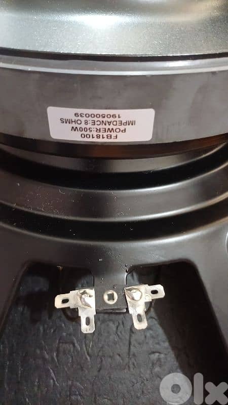 woofer 18 inch 8 ohm 600w not used 2