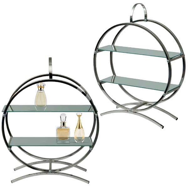 2 Tier Metal Mirror tray 0