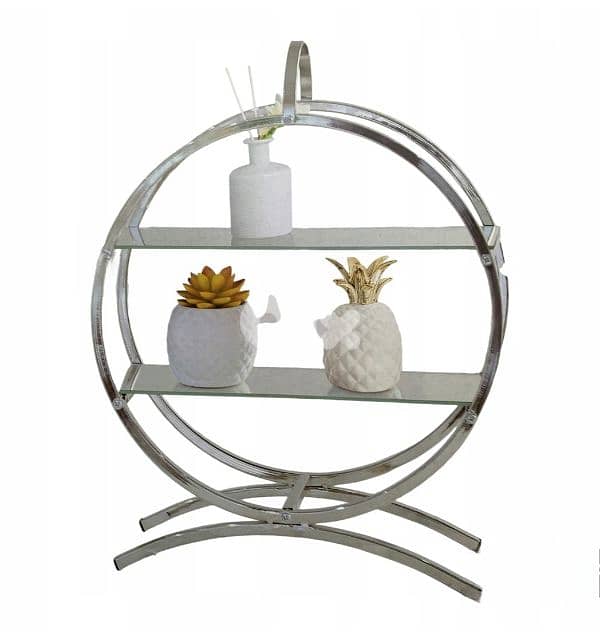 2 Tier Metal Mirror tray 3