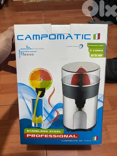 Campomatic Citrus Juicer, 85W Stainless Steel -J85SS