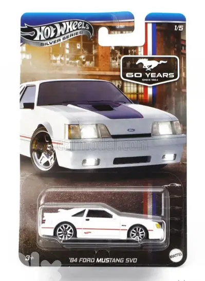 Hot Wheels '84 Ford Mustang SV0 diecast car model 1;64.