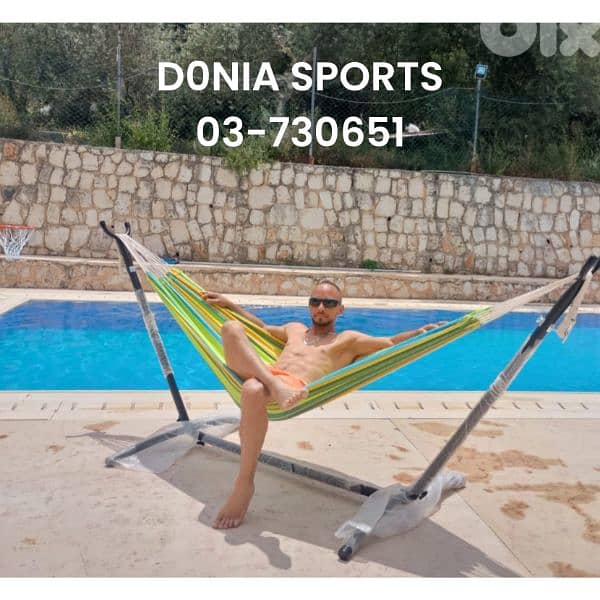 Now 50$ before 80$ hammock with stand 0