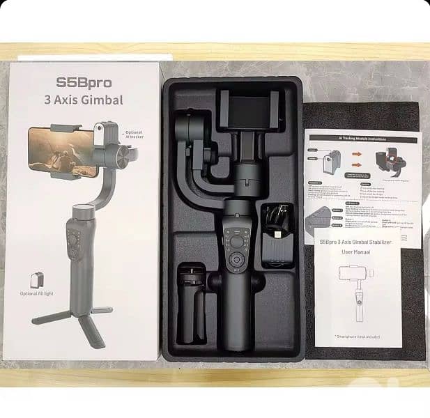S5B Pro Phone Gimbal Stabilizer 360° Ai 1