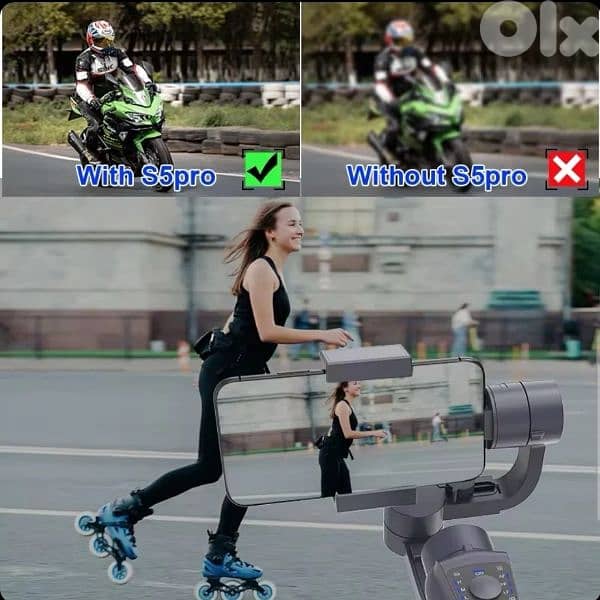 S5B Pro Phone Gimbal Stabilizer 360° Ai 2