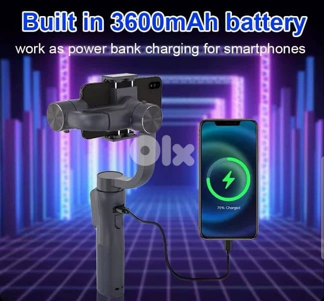 S5B Pro Phone Gimbal Stabilizer 360° Ai 4