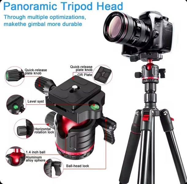 Professional Tripod Monopod for phone and DSLR 5