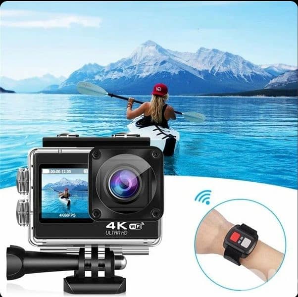 Action Camera 4K wifi dual screen 0
