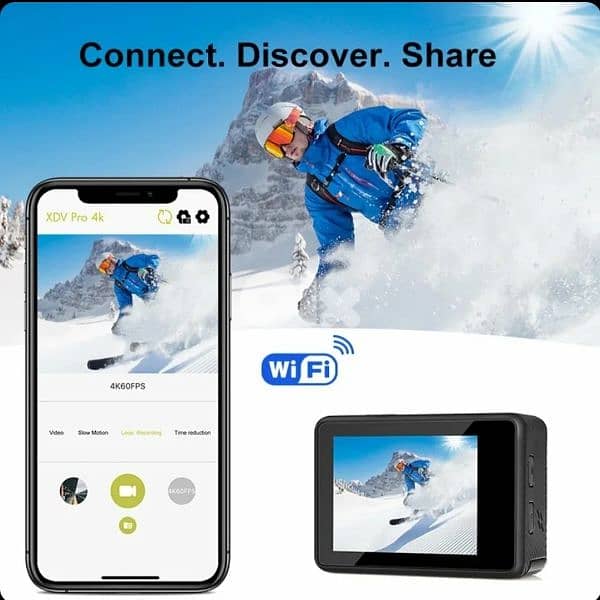 Action Camera 4K wifi dual screen 2