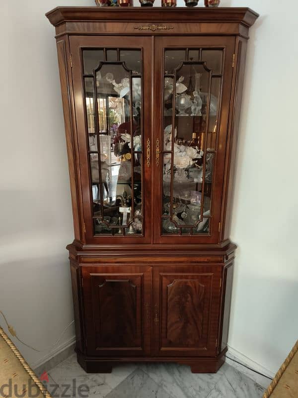 Antique Corner Cabinet 0