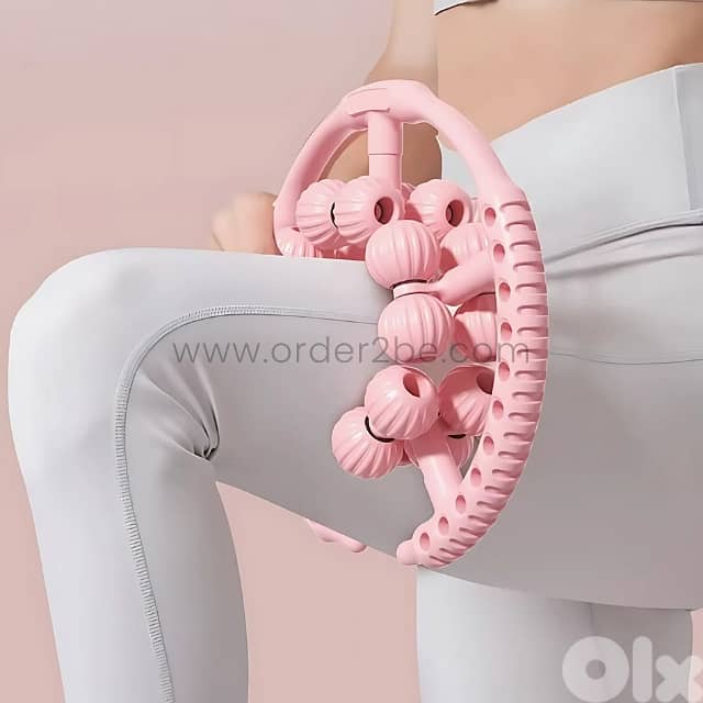20-Wheel Handheld Massager – 360° Rollers w/ Adjustable Clamp 0
